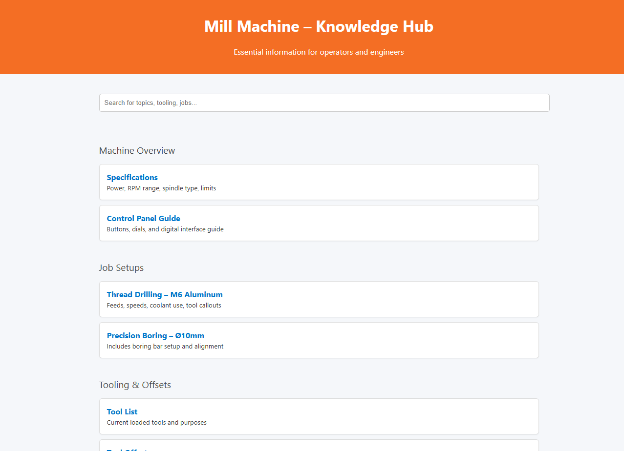 Machine Knowledge System