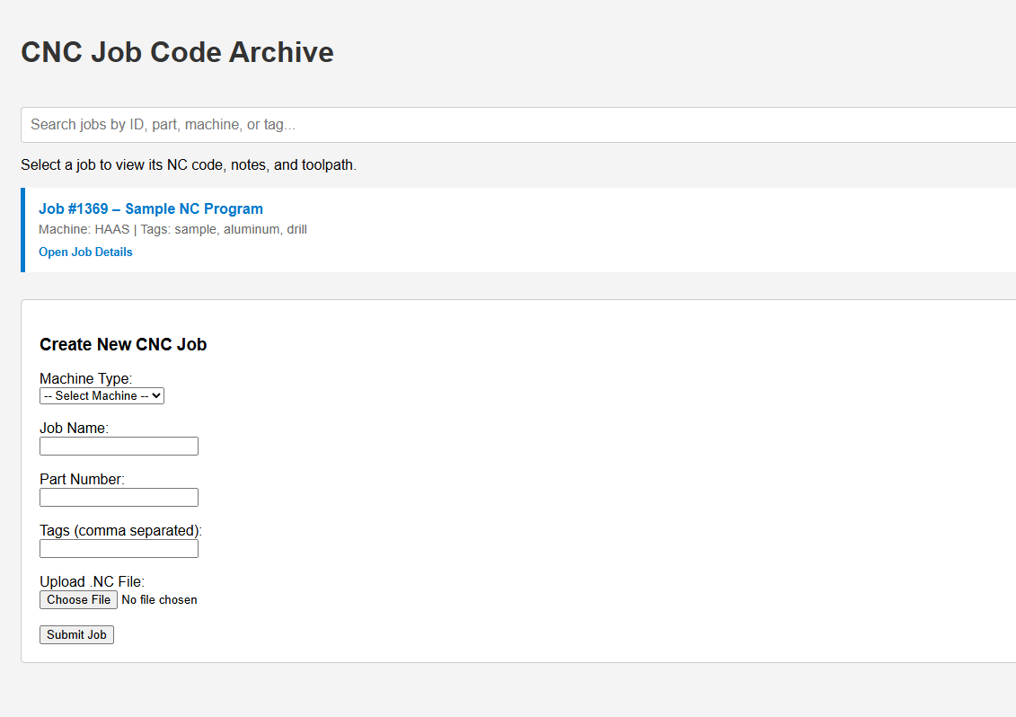 CNC Code Archive Viewer